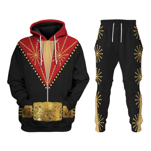 9Heritages Elvis Cisco Red Costume Hoodie Sweatshirt T-Shirt Sweatpants