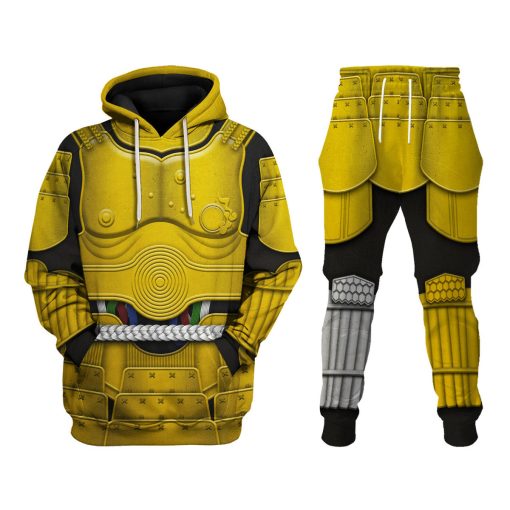 9Heritages C-3PO Samurai Costume Hoodie Sweatshirt T-Shirt Sweatpants