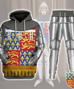 9Heritages John of Gaunt, Duke of Lancaster Amour Knights Costume Hoodie Sweatshirt T-Shirt Tracksuit