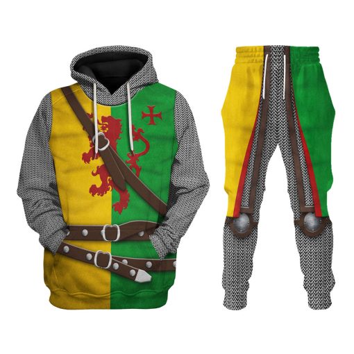 9Heritages Sir William Marshal 1st Earl of Pembroke Knights Costume Hoodie Sweatshirt T-Shirt Tracksuit