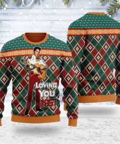 Elvis 'Loving You' 1957 Christmas Ugly Sweater
