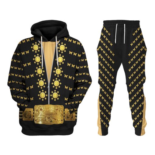 9Heritages Elvis Butterfly Costume Hoodie Sweatshirt T-Shirt Sweatpants