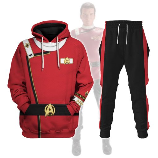 Admiral James T. Kirk Costume Officer Hoodie Sweatshirt T-Shirt Sweatpants Apparel