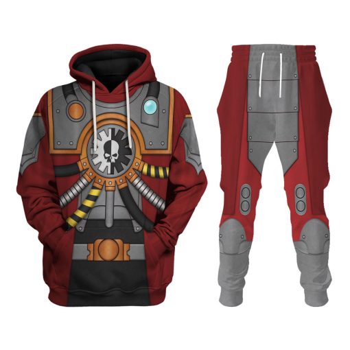 9Heritages Red Adeptus Mechanicus Costume Hoodie Sweatshirt T-Shirt