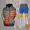 9Heritages Edward III Of England Amour Knights Costume Hoodie Sweatshirt T-Shirt Tracksuit