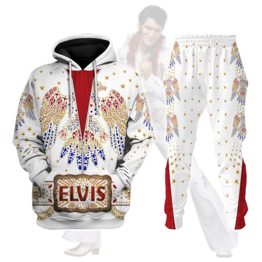 9Heritages Elvis Aloha Costume from Hawaii New Hoodie Sweatshirt T-Shirt Sweatpants