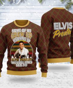 9Heritages Some of us Grew up Listening to Elvis Christmas Ugly Sweater