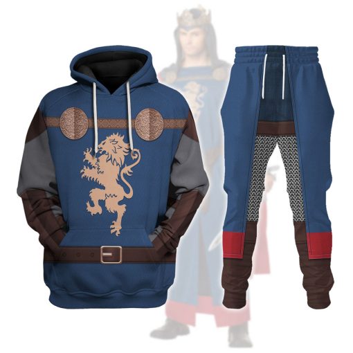 9Heritages Richard I of England Middle Ages Knight Costume Hoodie Sweatshirt T-Shirt Tracksuit