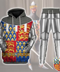 9Heritages Edward the Black Prince Amour Knights Costume Hoodie Sweatshirt T-Shirt Tracksuit