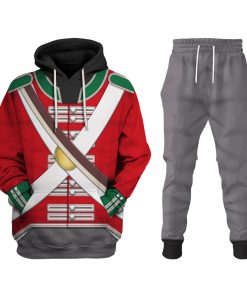 9Heritages 69th Foot (South Lincolnshire) Private Centre Company (1812-1815) Uniform All Over Print Hoodie Sweatshirt T-Shirt Tracksuit