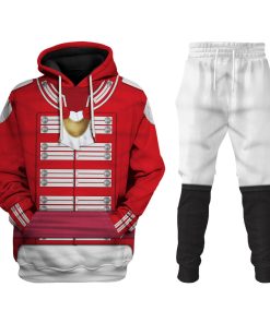 9Heritages 33rd Foot (1st Yorkshire West Riding) Officer-Flank Company-Full Dress(1812-1815) Uniform All Over Print Hoodie Sweatshirt T-Shirt Tracksuit