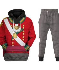 9Heritages 69th Foot (South Lincolnshire) Officer-Centre Company-Campaign Dress (1812-1815) Uniform All Over Print Hoodie Sweatshirt T-Shirt Tracksuit