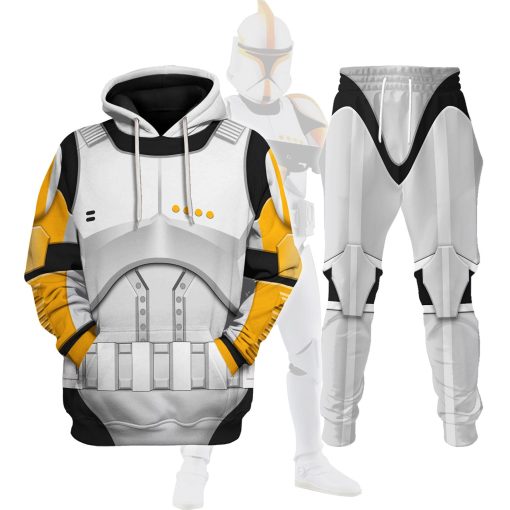 9Heritages Clone Trooper Commander Costume Hoodie Sweatshirt T-Shirt Sweatpants