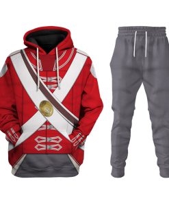 9Heritages 33rd Foot (1st Yorkshire West Riding) Private Centre Company (1812-1815) Uniform All Over Print Hoodie Sweatshirt T-Shirt Tracksuit