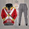 9Heritages 6th Foot (Warwickshire) Private-Centre Company (1812-1815) Uniform All Over Print Hoodie Sweatshirt T-Shirt Tracksuit