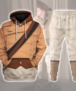 9Heritages Colonial Militia-1776 Uniform All Over Print Hoodie Sweatshirt T-Shirt Tracksuit