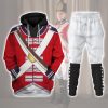 9Heritages British Line Regiment (1802-1812) Uniform All Over Print Hoodie Sweatshirt T-Shirt Tracksuit