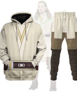 9Heritages Qui-Gon Jinn's Jedi Robes Costume Hoodie Sweatshirt T-Shirt Sweatpants