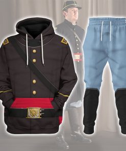 9Heritages Union Army- Captain Of Infantry Uniform All Over Print Hoodie Sweatshirt T-Shirt Tracksuit