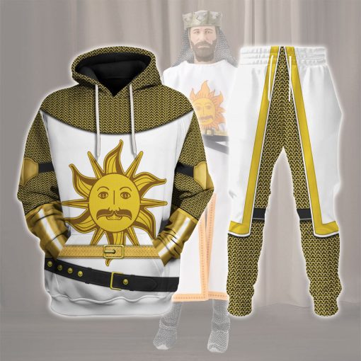 9Heritages King Arthur Knight Costume Hoodie Sweatshirt T-Shirt Tracksuit