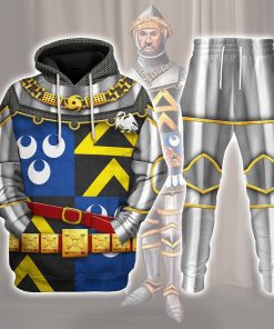 9Heritages Edmund de Thorpe-Battle of Agincourt Knights Costume Hoodie Sweatshirt T-Shirt Tracksuit