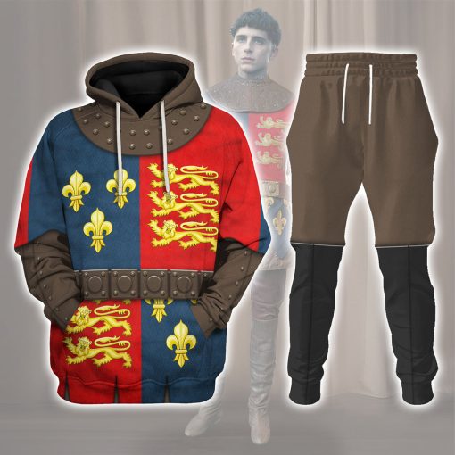 9Heritages Henry V of England Knights Costume Hoodie Sweatshirt T-Shirt Tracksuit