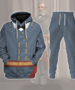 9Heritages Robert E. Lee American Confederate General Costume Hoodie Sweatshirt T-Shirt Tracksuit