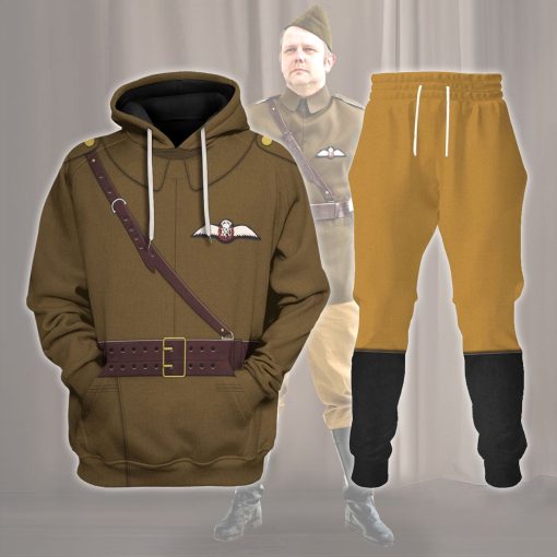 9Heritages WW1 British Royal Flying Corps Costume Hoodie Sweatshirt T-Shirt Tracksuit