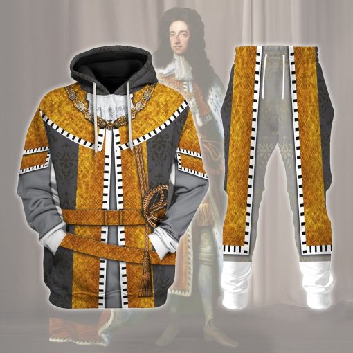 9Heritages William III of England Costume Hoodie Sweatshirt T-Shirt Tracksuit
