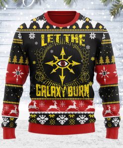 9Heritages Ugly Christmas Sweater Let The Galaxy Burn Costume Hoodie Sweatshirt T-Shirt