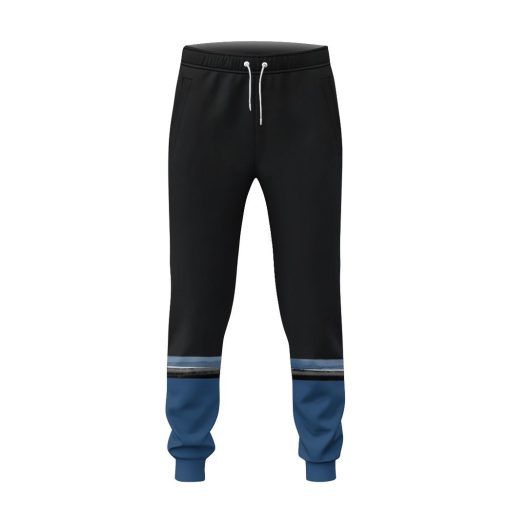 9Heritages 3D Power Rangers Samurai Blue Custom Sweatpants