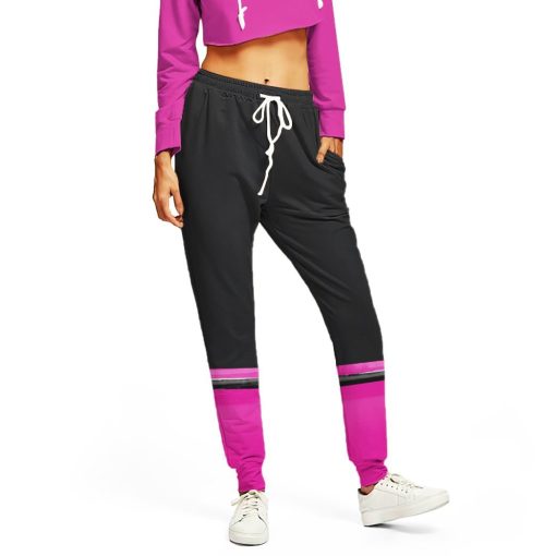 9Heritages 3D Power Rangers Samurai Pink Custom Sweatpants