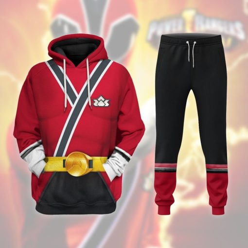 9Heritages 3D Power Rangers Samurai Red Custom Sweatpants