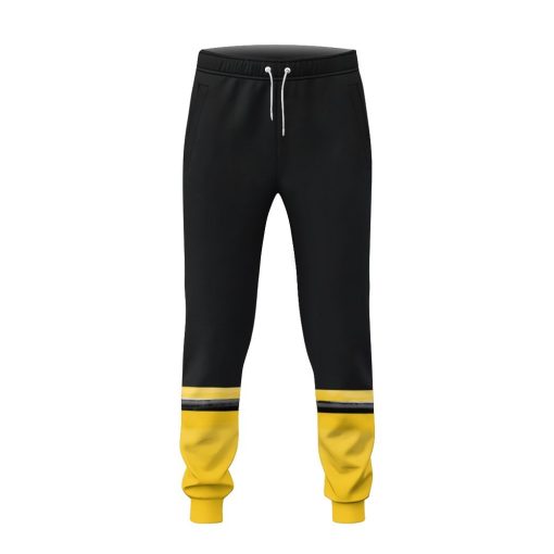 9Heritages 3D Power Rangers Samurai Yellow Custom Sweatpants