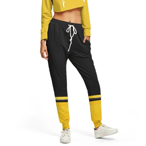 9Heritages 3D Power Rangers Samurai Yellow Custom Sweatpants