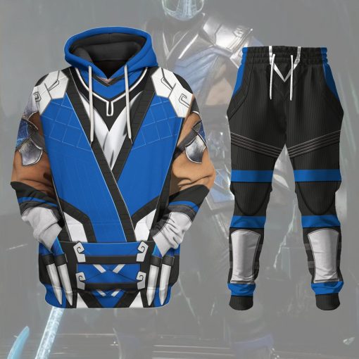 9Heritages Mortal Kombat Sub Zero (2019) Costumes Hoodie Sweatshirt T-shirt Tracksuit