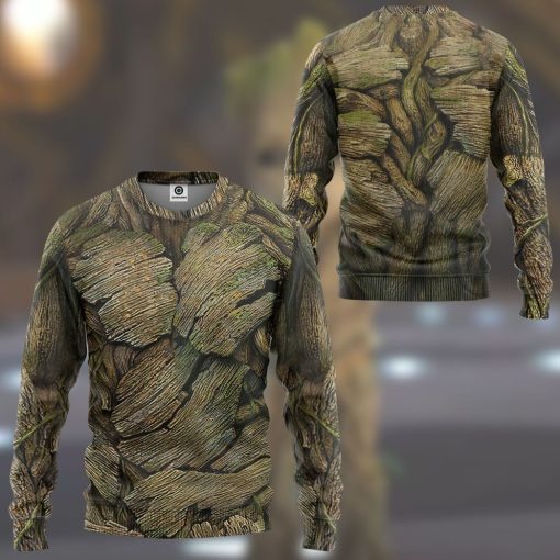 9Heritages 3D Guardian Of The Galaxy Groot Costume Custom Tshirt Hoodie Apparel