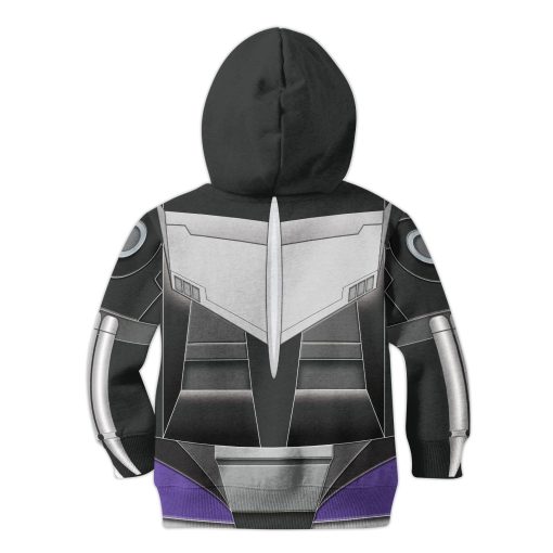 9Heritages Black Hot Rodimus Kid Costume Cosplay Hoodie Sweatshirt T-Shirt