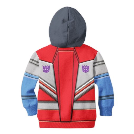 9Heritages Starscream Transfomers Kid Costume Cosplay Hoodie Sweatshirt T-Shirt