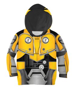 9Heritages Bumblebee Kid Costume Cosplay Hoodie Sweatshirt T-Shirt