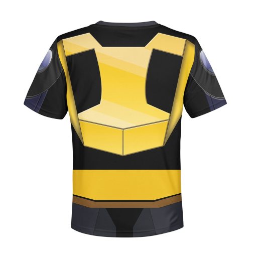 9Heritages Bumblebee Kid Costume Cosplay Hoodie Sweatshirt T-Shirt