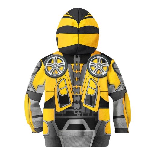 9Heritages Bumblebee Kid Costume Cosplay Hoodie Sweatshirt T-Shirt