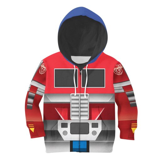 9Heritages Robot Op timus Prime Kid Costume Cosplay Hoodie Sweatshirt T-Shirt