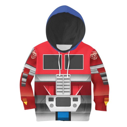 9Heritages Robot Op timus Prime Kid Costume Cosplay Hoodie Sweatshirt T-Shirt