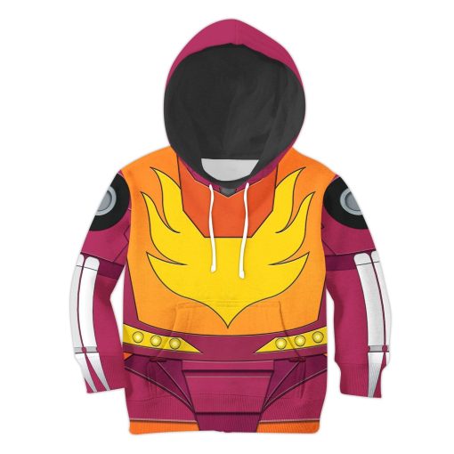 9Heritages Hot Rodimus Kid Costume Cosplay Hoodie Sweatshirt T-Shirt