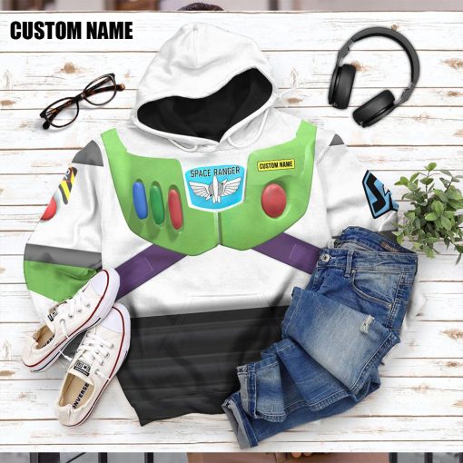 9Heritages 3D Toy Story Buzz Lightyear Space Ranger Cosplay Custom Name Tshirt Hoodie Apparel