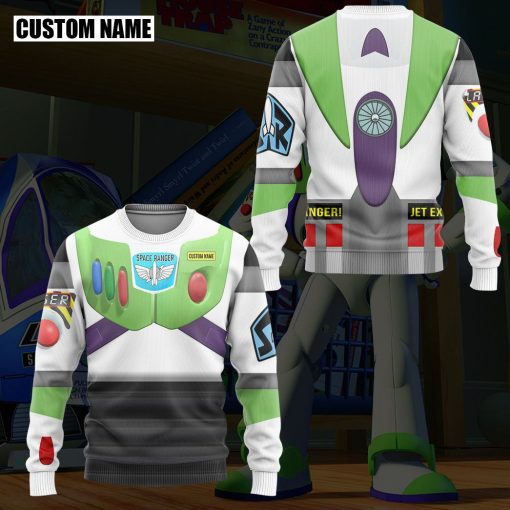 9Heritages 3D Toy Story Buzz Lightyear Space Ranger Cosplay Custom Name Tshirt Hoodie Apparel