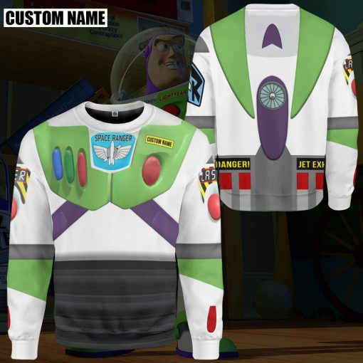 9Heritages 3D Toy Story Buzz Lightyear Space Ranger Cosplay Custom Name Tshirt Hoodie Apparel