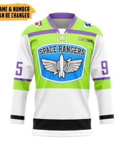 9Heritages 3D Buzz Lightyear Custom Name Custom Number Hockey Jersey