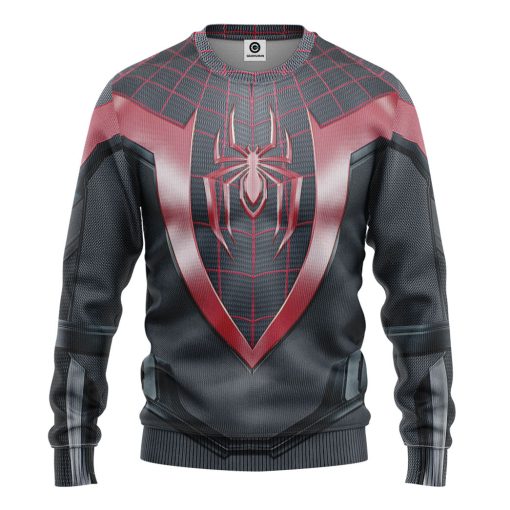 9Heritages 3D Spiderman Miles Morales Custom Tshirt Hoodie Apparel